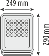 300W SOLAR PROJEKTÖR - IP65