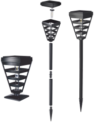10W SOLAR ÇİM ARMATÜRÜ - IP65