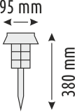 5 W SOLAR BAHÇE AYDINLATMA
