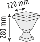 100 W SOLAR BAHÇE AYDINLATMA - IP65